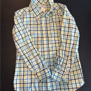 Carter's Blue and Green Plaid Shirt